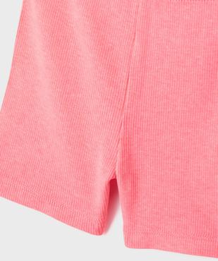 Legging court en maille côtelée bébé fille vue2 - GEMO(BEBE DEBT) - GEMO