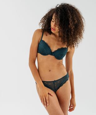 Soutien-gorge corbeille en dentelle à armatures vue3 - GEMO(HOMWR FEM) - GEMO