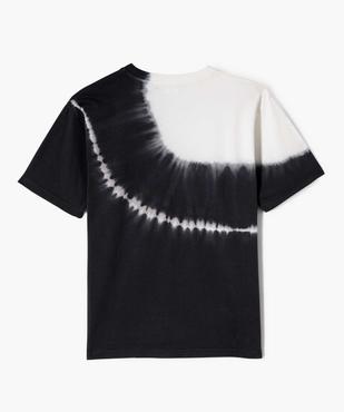 Tee-shirt manches courtes motif tie and dye garçon vue3 - GEMO (JUNIOR) - GEMO