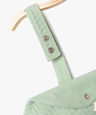 Salopette en molleton texturé et imprimé bébé vue2 - GEMO(BB COUCHE) - GEMO