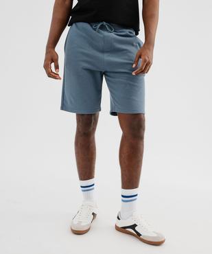 Bermuda en maille avec ceinture ajustable homme vue1 - GEMO (HOMME) - GEMO