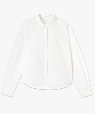 Chemise à manches longues coupe large et courte femme vue4 - GEMO(FEMME PAP) - GEMO
