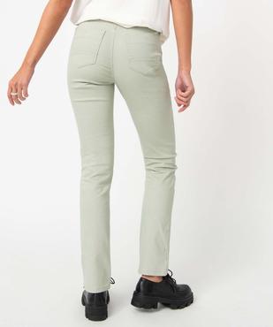Pantalon coupe Regular taille normale femme vue3 - GEMO 4G FEMME - GEMO