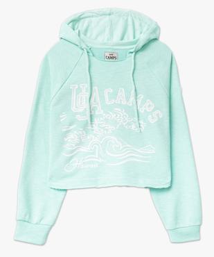 Sweat femme à capuche coupe courte - Camps United vue4 - CAMPS UNITED - GEMO