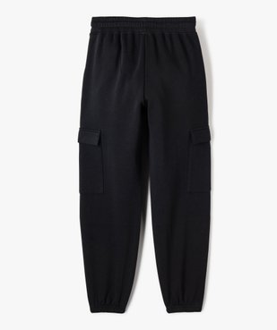 Pantalon de jogging avec poches à rabat sur les cuisses fille vue3 - GEMO 4G FILLE - GEMO