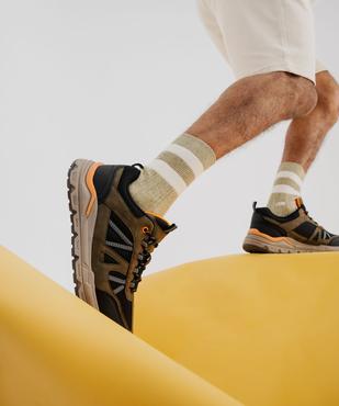 Baskets basses à lacets homme - 5 Miles vue1 - 5 MILES GEMO FOR GOOD - GEMO