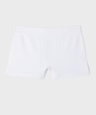 Boxer en maille côtelée extensible fille (lot de 2) vue3 - GEMO 4G FILLE - GEMO
