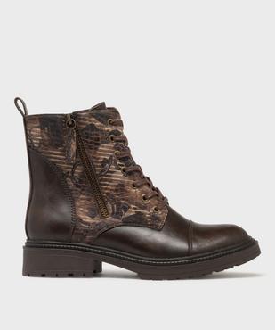 Boots avec tige fantaisie femme - EMILIA ROSA vue1 - EMILIA ROSA - GEMO