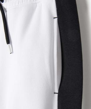 Pantalon de jogging garçon avec bandes contrastantes sur les côtés vue3 - GEMO (JUNIOR) - GEMO
