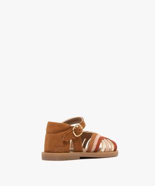 Sandales en cuir multibrides bébé fille - NA! vue4 - NA! GEMO FOR GOOD - GEMO