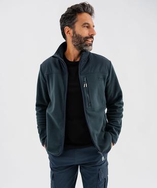 Sweat zippé en polaire avec col montant homme - Roadsign vue2 - ROADSIGN G4G - GEMO