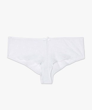 Shorty en dentelle et tulle femme grande taille vue4 - GEMO(HOMWR FEM) - GEMO