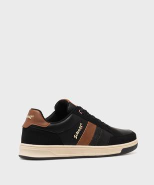 Baskets basses de ville à lacets homme - Schott vue4 - SCHOTT - GEMO