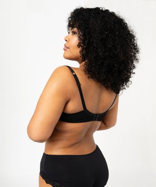 Soutien-gorge emboitant à armatures en dentelle grande taille vue4 - GEMO(HOMWR FEM) - GEMO