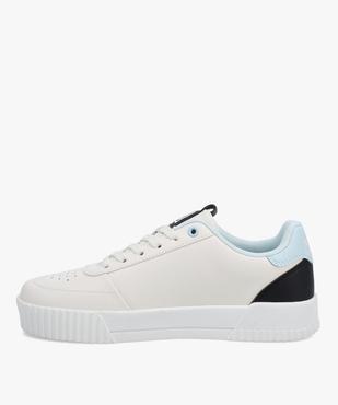 Tennis femme à détails colorés fermeture lacets – Fila Milena vue3 - FILA - GEMO