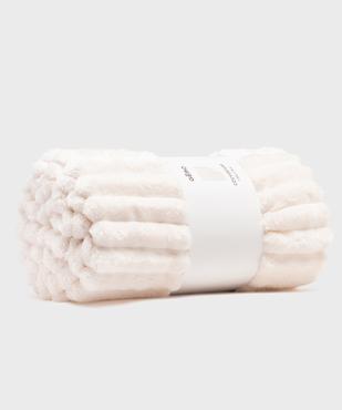 Couverture cocooning texturée adulte vue1 - GEMO (ACCESS) - GEMO
