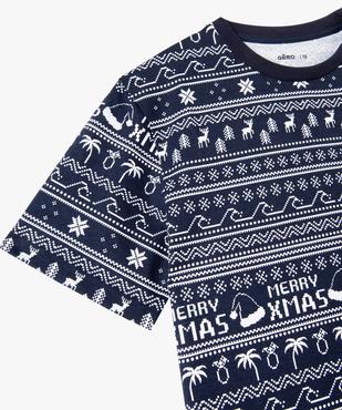 Tee-shirt garçon à manches courtes spécial Noël vue2 - GEMO (JUNIOR) - GEMO