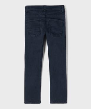 Pantalon slim avec taille ajustable garçon vue3 - GEMO (ENFANT) - GEMO