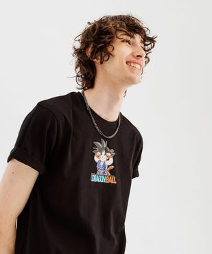 Tee-shirt manches courtes imprimé devant et dos homme - Dragon Ball vue2 - DRAGON BALL Z - GEMO