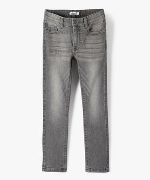 Jean garçon coupe slim 5 poches vue1 - GEMO 4G GARCON - GEMO