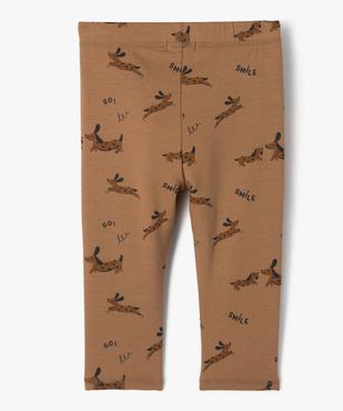 Legging en molleton imprimé bébé garçon vue3 - GEMO(BEBE DEBT) - GEMO