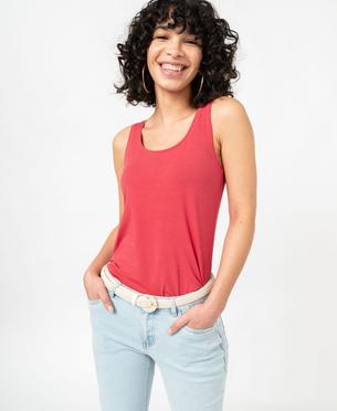 Débardeur à col rond femme vue1 - GEMO 4G FEMME - GEMO
