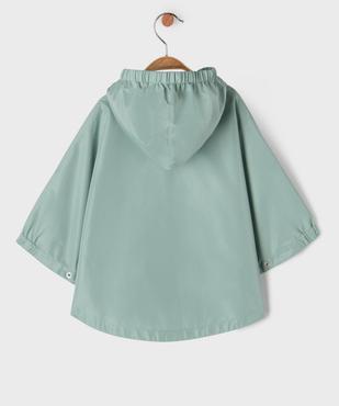 Cape à capuche déperlante bébé - Les Produits Malins vue4 - GEMO(BEBE DEBT) - GEMO