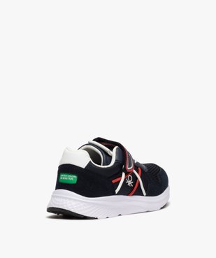 Baskets garçon à lacets élastiques et scratch - Benetton vue4 - BENETTON - GEMO
