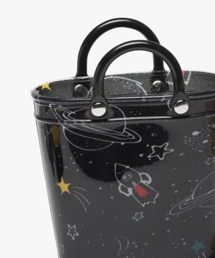 Bottes de pluie garçon avec motifs de l’espace vue6 - GEMO (ENFANT) - GEMO