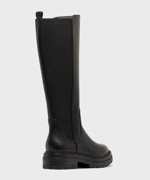 Bottes avec tige bi-matière à semelle crantée femme vue10 - 5 MILES - GEMO