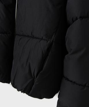 Doudoune à capuche en matière déperlante courte et ample fille vue3 - GEMO 4G FILLE - GEMO