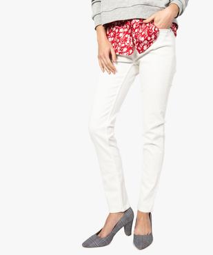 Jean femme slim push-up taille normale vue1 - GEMO(FEMME PAP) - GEMO