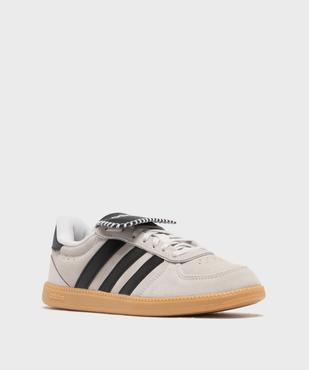 Baskets basses à lacets et languette retournée femme - Adidas vue2 - ADIDAS - GEMO