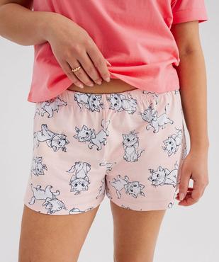 Pyjashort avec motifs Aristochats femme - Disney vue4 - ARISTOCHATS - GEMO