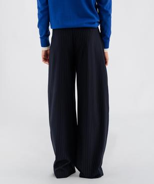 Pantalon wide leg de costume femme vue3 - GEMO(FEMME PAP) - GEMO