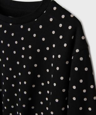 Sweat ample imprimé fille vue2 - GEMO 4G FILLE - GEMO