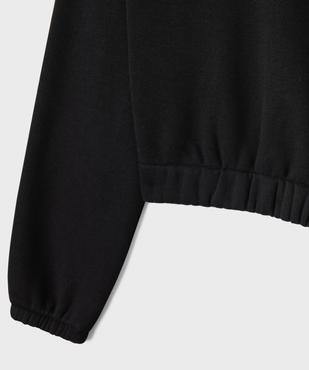 Sweat à capuche ample et court fille vue2 - GEMO 4G FILLE - GEMO