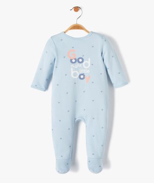 Pyjama bébé à motifs fruits exotiques fermeture pont dos vue1 - GEMO(BB COUCHE) - GEMO