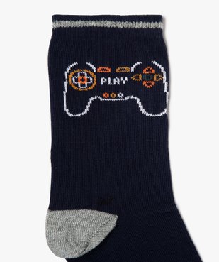 Chaussettes à motifs jeux vidéo garçon (lot de 3) vue3 - GEMO (ENFANT) - GEMO
