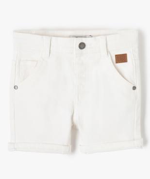 Short bébé garçon en toile de coton vue1 - GEMO(BEBE DEBT) - GEMO