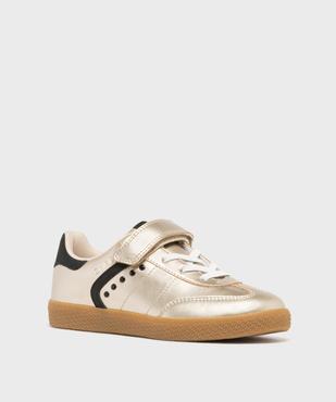 Baskets métallisées fermeture scratch fille - Chipie vue2 - CHIPIE - GEMO