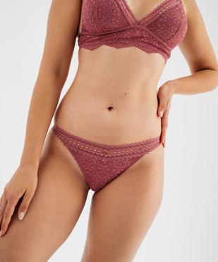 Culotte en dentelle femme vue1 - GEMO(HOMWR FEM) - GEMO