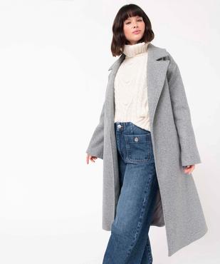 Manteau femme coupe oversize avec larges poches plaquées vue1 - GEMO(FEMME PAP) - GEMO