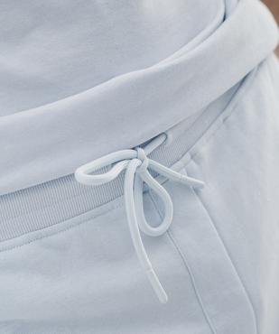 Bermuda en maille French Terry avec taille ajustable homme vue2 - GEMO 4G HOMME - GEMO