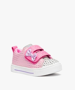 Baskets fille en toile à bout lumineux – Skechers Twinkle Toes vue2 - SKECHERS - GEMO