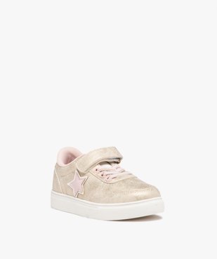 Baskets fille irisées avec détail en étoile vue2 - GEMO (ENFANT) - GEMO