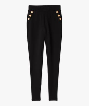 Leggings avec boutons sur les hanches femme vue4 - GEMO(FEMME PAP) - GEMO