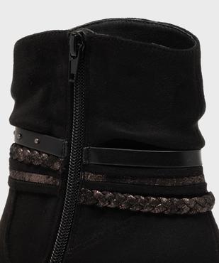 Boots en suédine femme - Emilia Rosa vue6 - EMILIA ROSA - GEMO