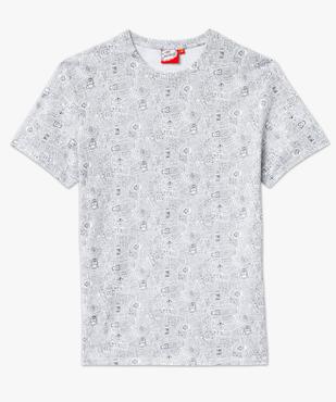 Tee-shirt manches courtes imprimé homme - The Simpsons vue4 - SIMPSONS - GEMO