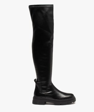Cuissardes femme unies à semelle épaisse et crantée vue1 - GEMO (CASUAL) - GEMO